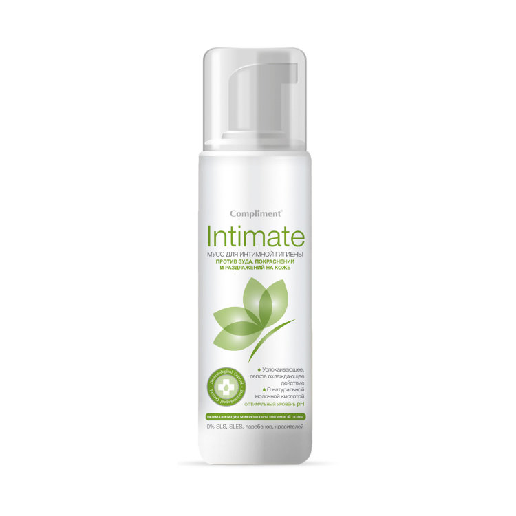Compliment Intimate Мусс для интимной гигиены (зеленый) 160 ml