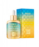 Питательная сыворотка с золотом и коллагеном Farm Stay Gold Collagen Nourishing Ampoule 35 ml