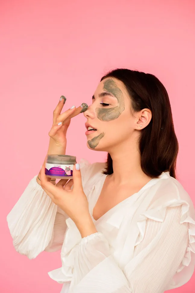 Lorilac очищающая кислородная пузырьковая маска для лица на основе глины 100гр 0178