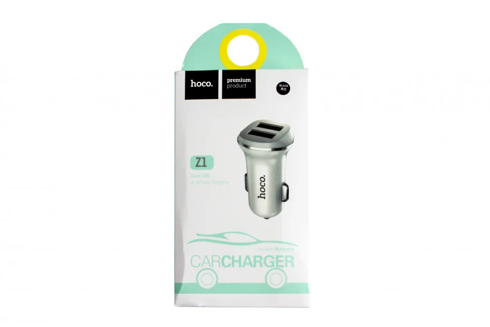 Hoco АВТОМОБИЛЬНАЯ ЗАРЯДКА Z1 CAR CHARGER SET MICRO (БЕЛЫЙ)