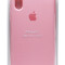 Силиконовый чехол для Айфон X (Розовый)