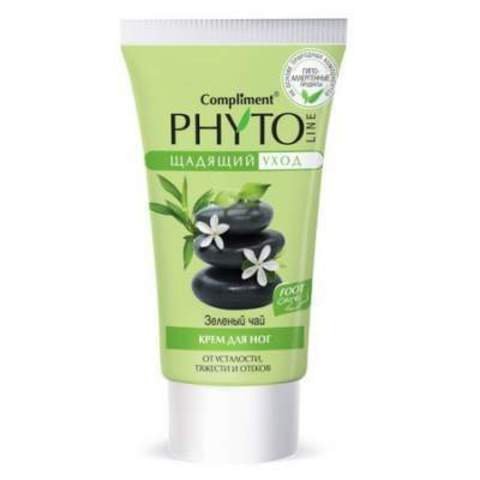 Крем для ног Phyto Line Зелёный чай от усталости,тяжести и отёков 150 ml