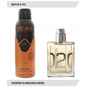 Дезодорант Beas Эксцен. 02 Молек. Unisex 200 ml арт. U 701