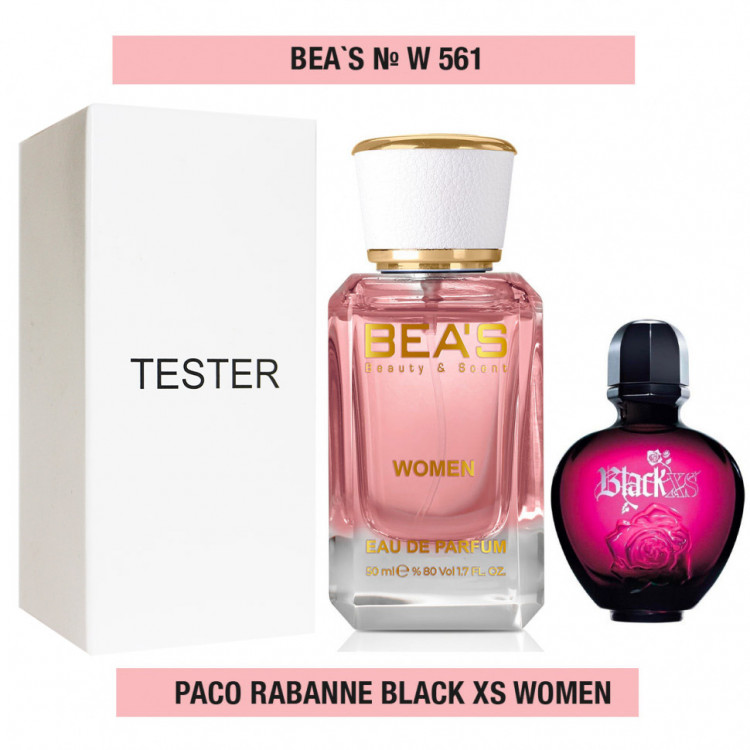 Тестер Beas Paco Rabanne Black XS Pour Femme 50 ml арт. W 561 (без коробки)