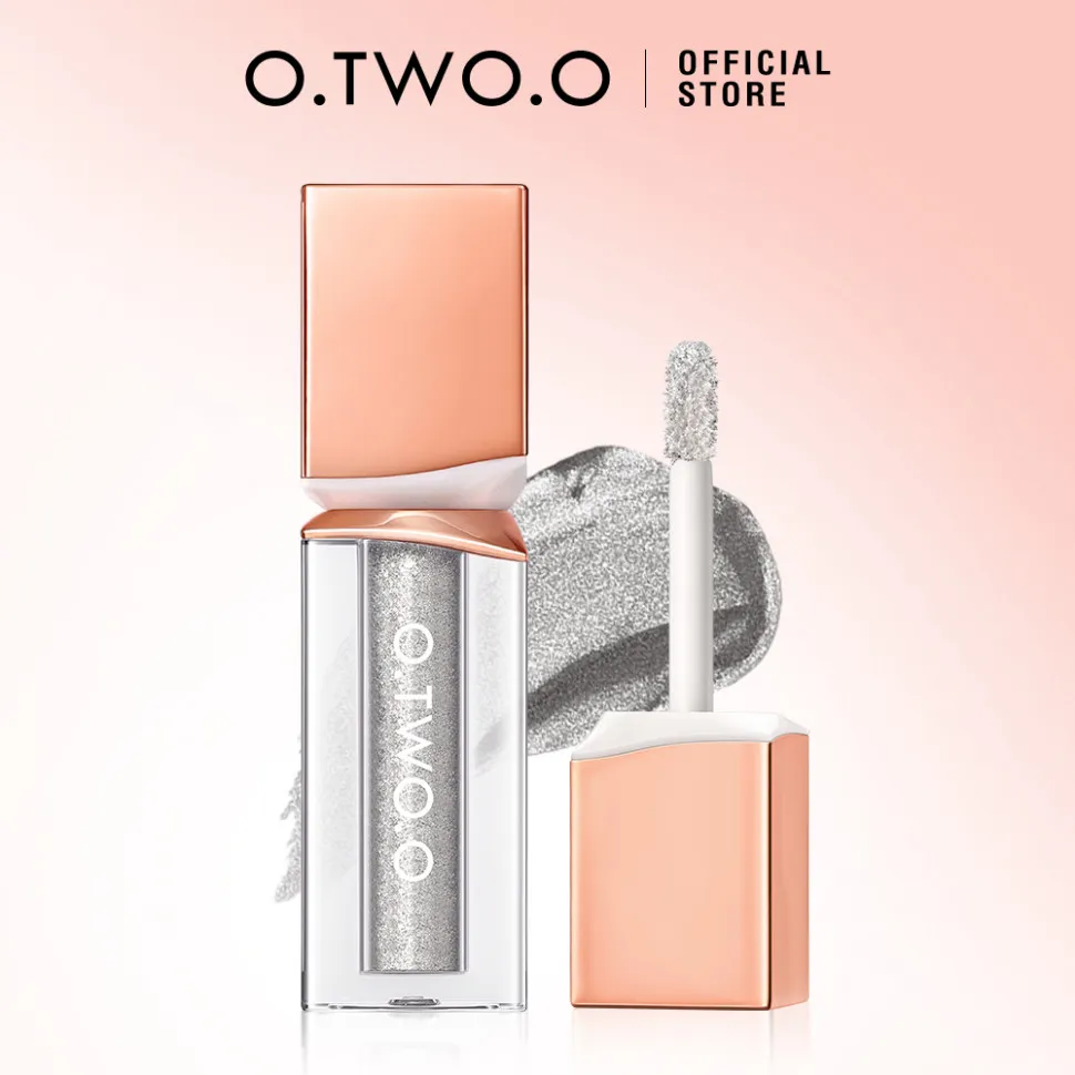 Жидкие тени для век O.TWO.O Powder Mist Liquid Eyeshadow Velvety Shine SC063 #E01 - Серебристый