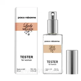 Тестер Paco Rabanne Lady Million edp for women, 60 ml ОАЭ