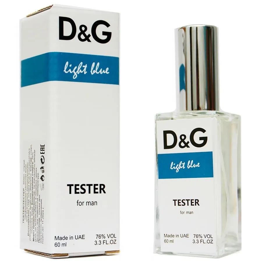 Тестер ОАЭ  Дольче Габбана Light Blue For Man 60 ml ОАЭ
