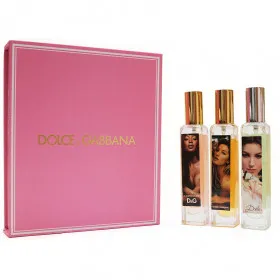 Подарочный набор Дольче &amp; Габбана for Women 3*20 ml NEW (с подарочным пакетом)
