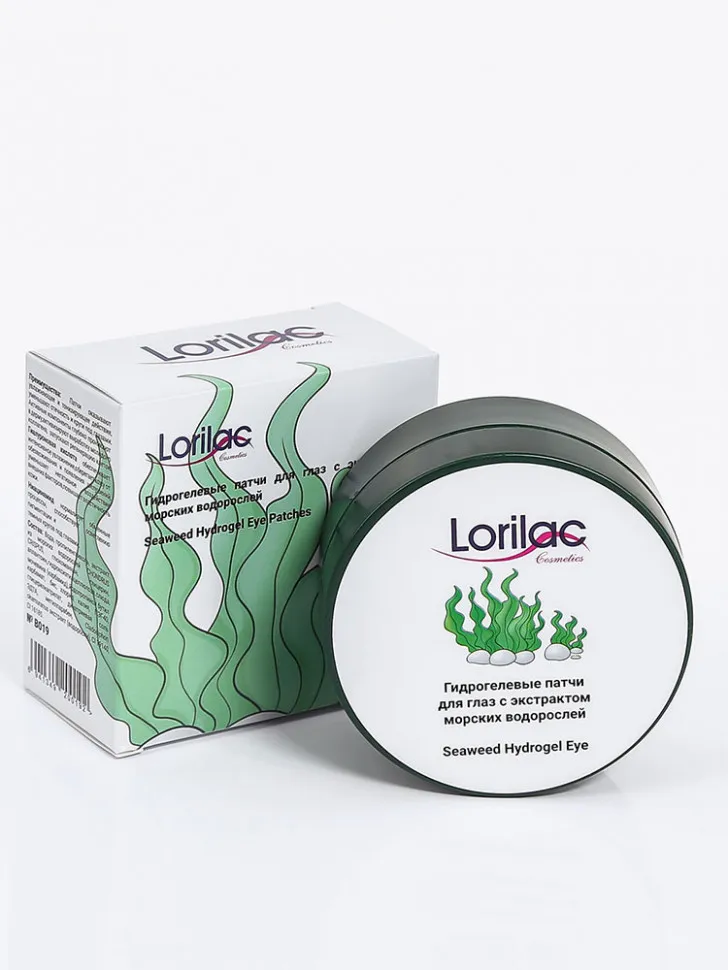 Lorilac гидрогелевые патчи с экстрактом морских водорослей 60 шт.
