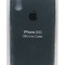 Силиконовый чехол для Айфон XS - (Черный)