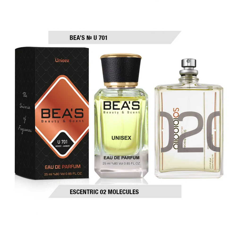 Парфюм Beas Эксцен. 02 Молек. 25 ml unisex арт. U 701