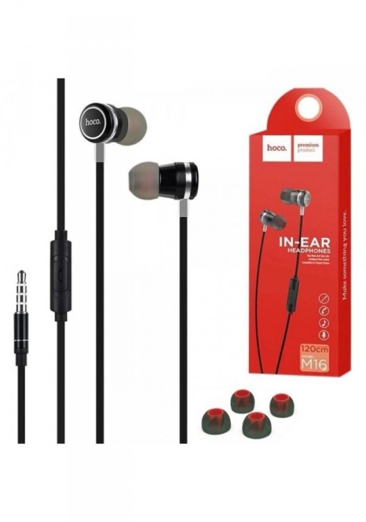 Hoco M16 In-Ear Headphones Проводные наушники с микрофоном (120 см)