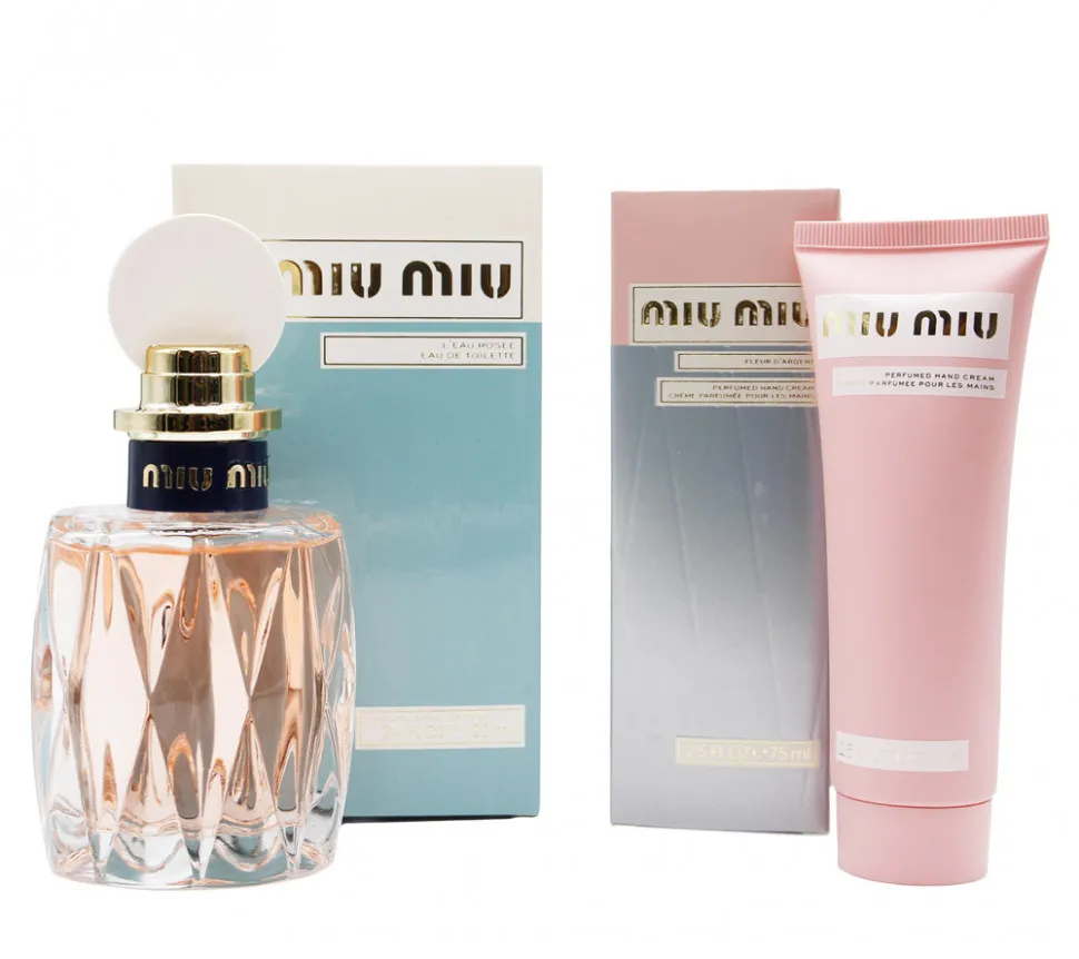 Подарочный набор Miu Miu Leau Rosse (парфюм + крем для рук)