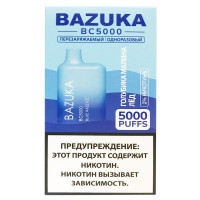 Эл. сиг.  Bazuka Blue Razz Ice — Голубика, Малина и Лед 2%, 5000 Тяг