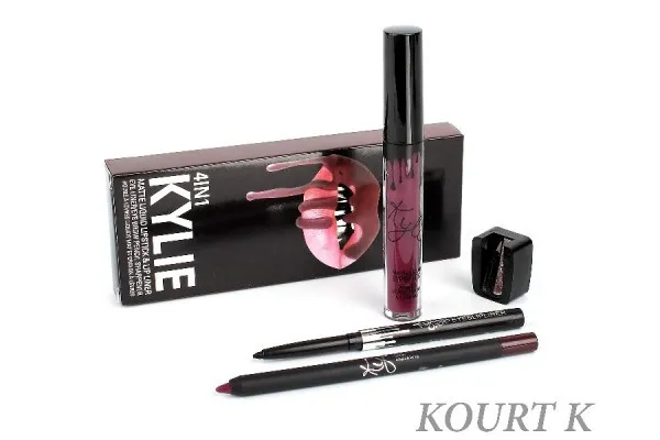 Набор Kylie 4in1 (карандаши для губ и глаз + жидкая помада + точилка) 12шт