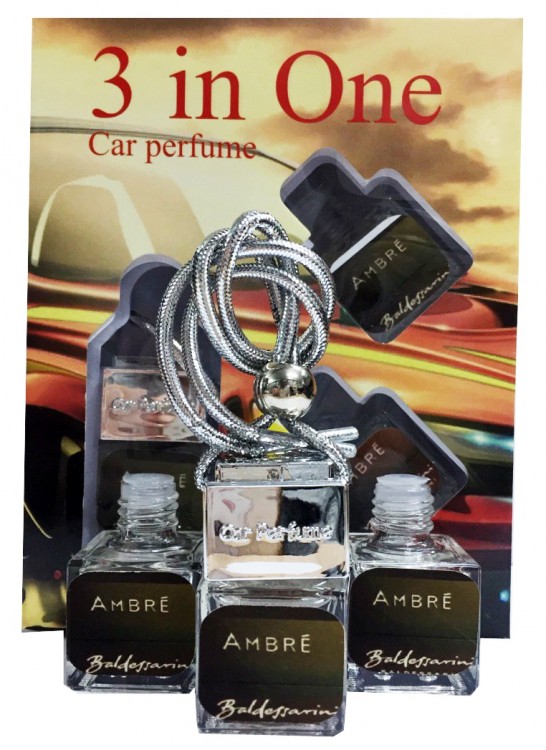 Car perfume Baldessarini "Ambre" ( 3 in 1)