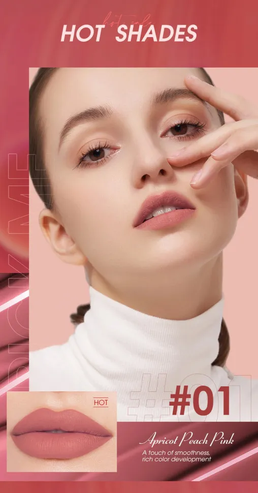 Матовый тинт для губ O.TWO.O арт. 1017 №01 5 g.