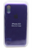Силиконовый чехол для Айфон XR - (Фиолетовый)