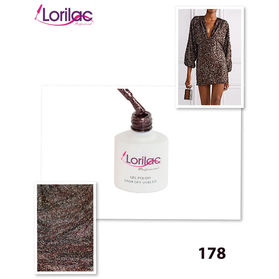 Гель-лак Lorilac -178 10 ml
