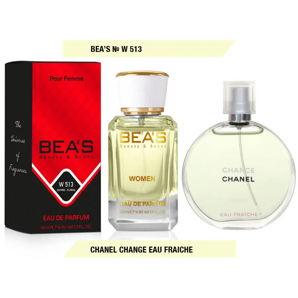 Парфюм Beas Chanel Chance Eau Fraiche 50 ml for women арт. W 513
