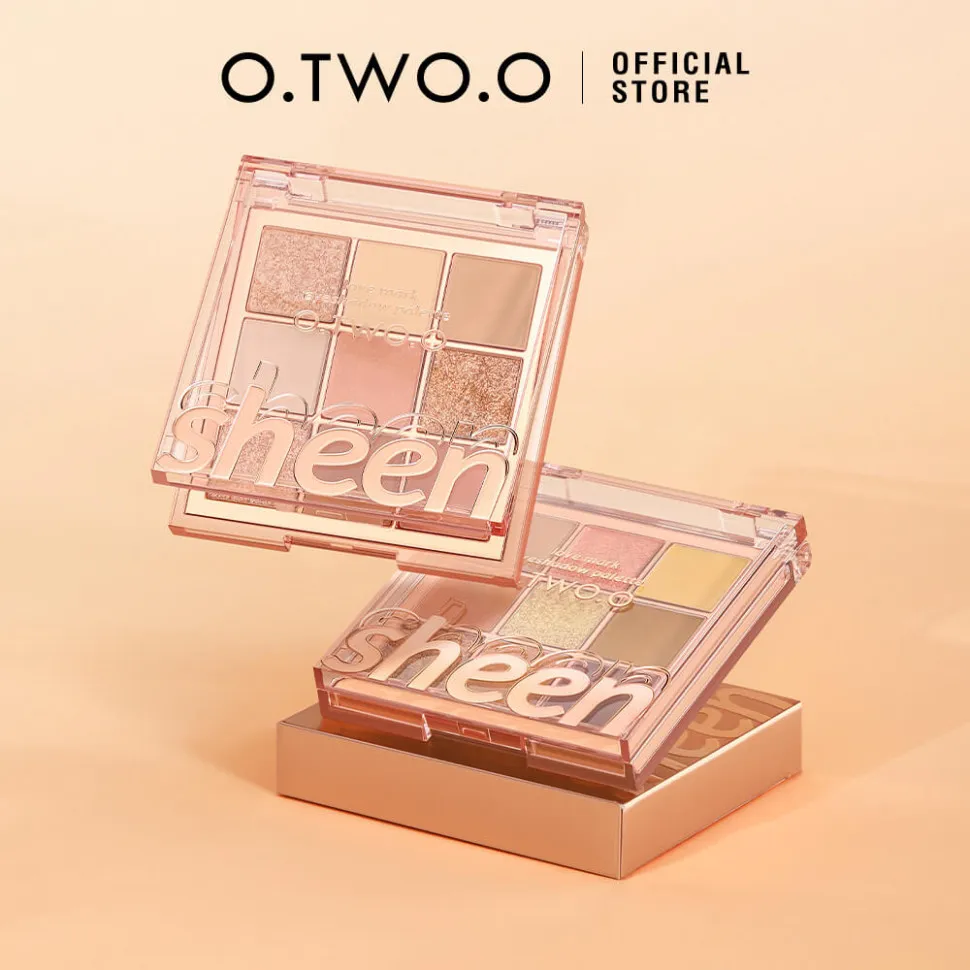 O.TWO.O Палитра теней для век 9 цветов арт. SC042 Honey Money #03 10 g.