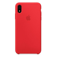 Силиконовый чехол для Айфон XR - (Красный)