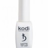 Верхнее покрытие Kodi Matte Top Coat Velour — 8 ml NEW (белый флакон)