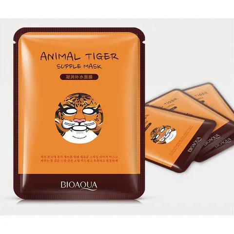 Тканевая маска для лица Тигр Supple Mask Animal Tiger 30g