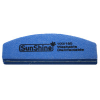 Пилка-баф лодочка для ногтей SunShine 100/180, 9x3см