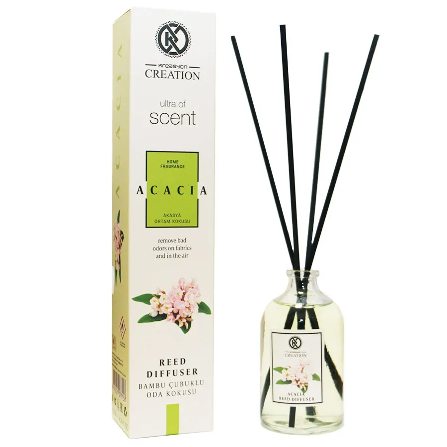 Аромадиффузор с палочками Kreasyon Reed Diffuser Acacia 115 ml
