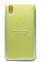 Силиконовый чехол для Айфон XS Max - (Желтый)