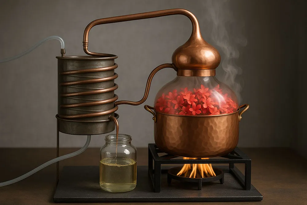 Дистилляция ароматных масел Дистилляция ароматных масел